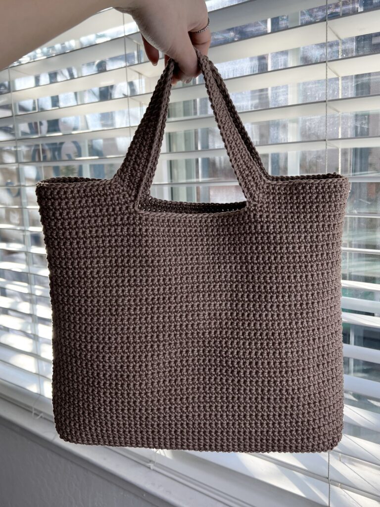 Simple Crochet Tote Bag Tutorial 