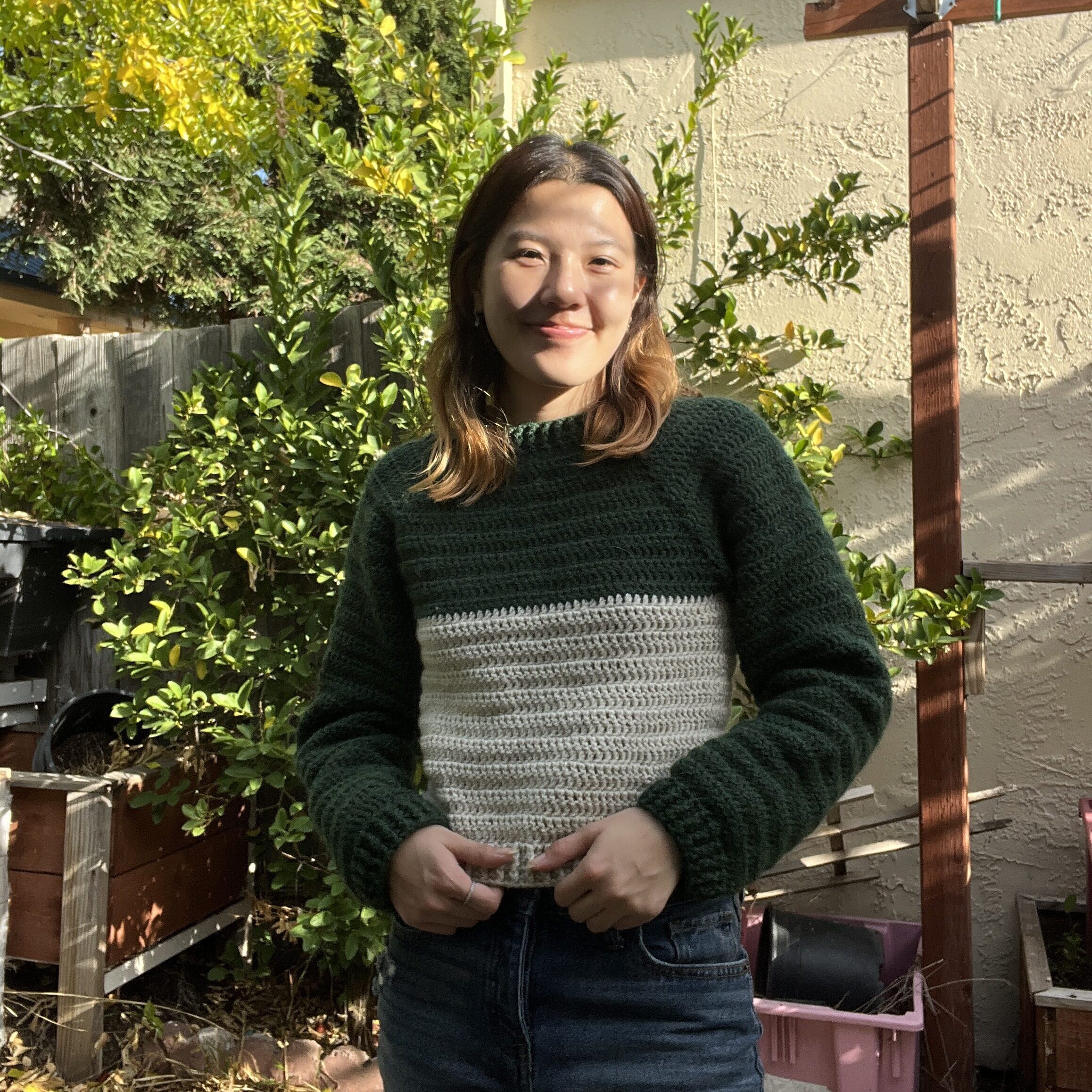 Two-Tone Crochet Raglan Sweater | Free Pattern & Tutorial | Free ...