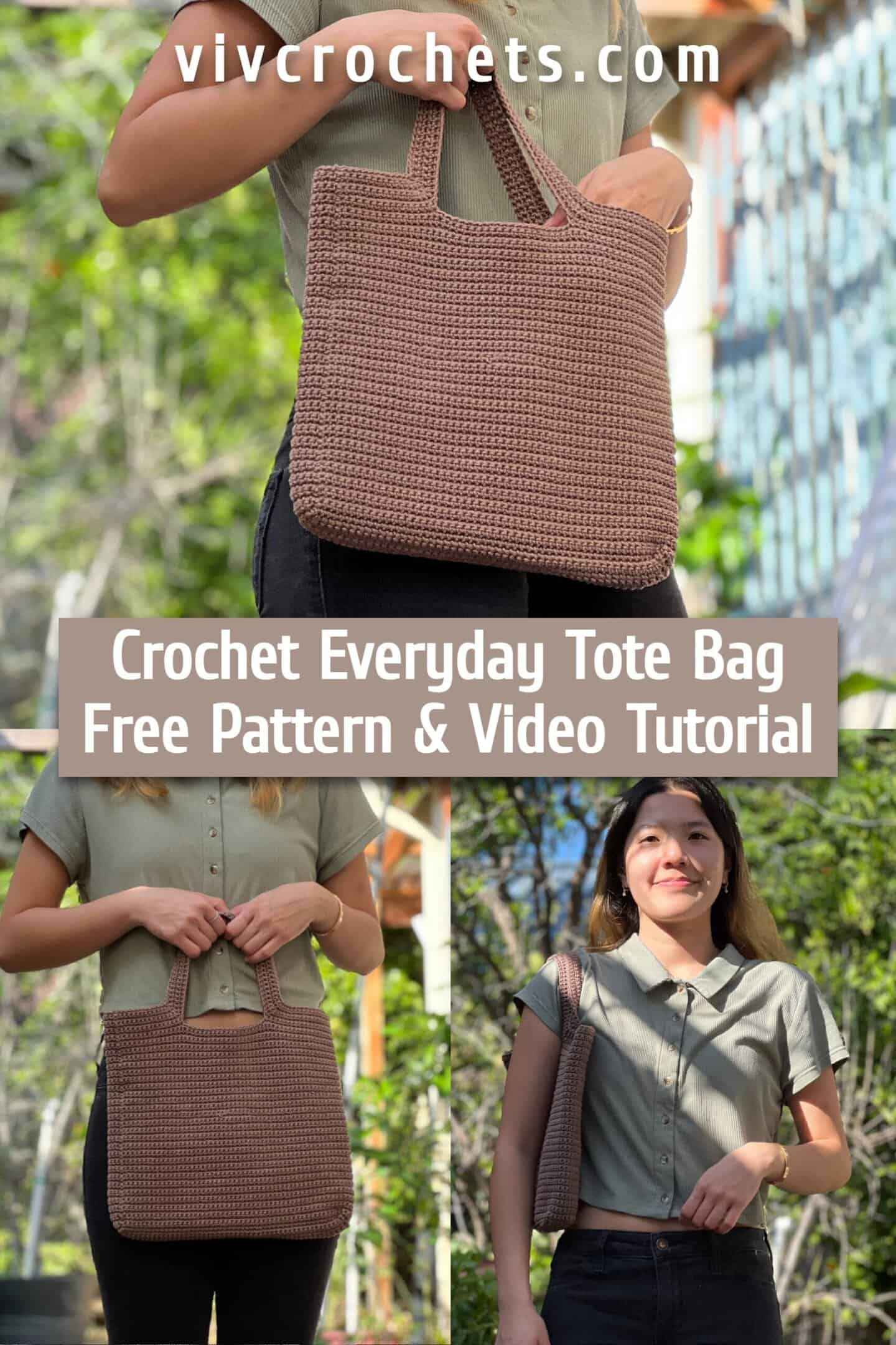 9+ Crochet Bag Tutorial Simple Crochet Tote Bag | Free Pattern & Tutorial