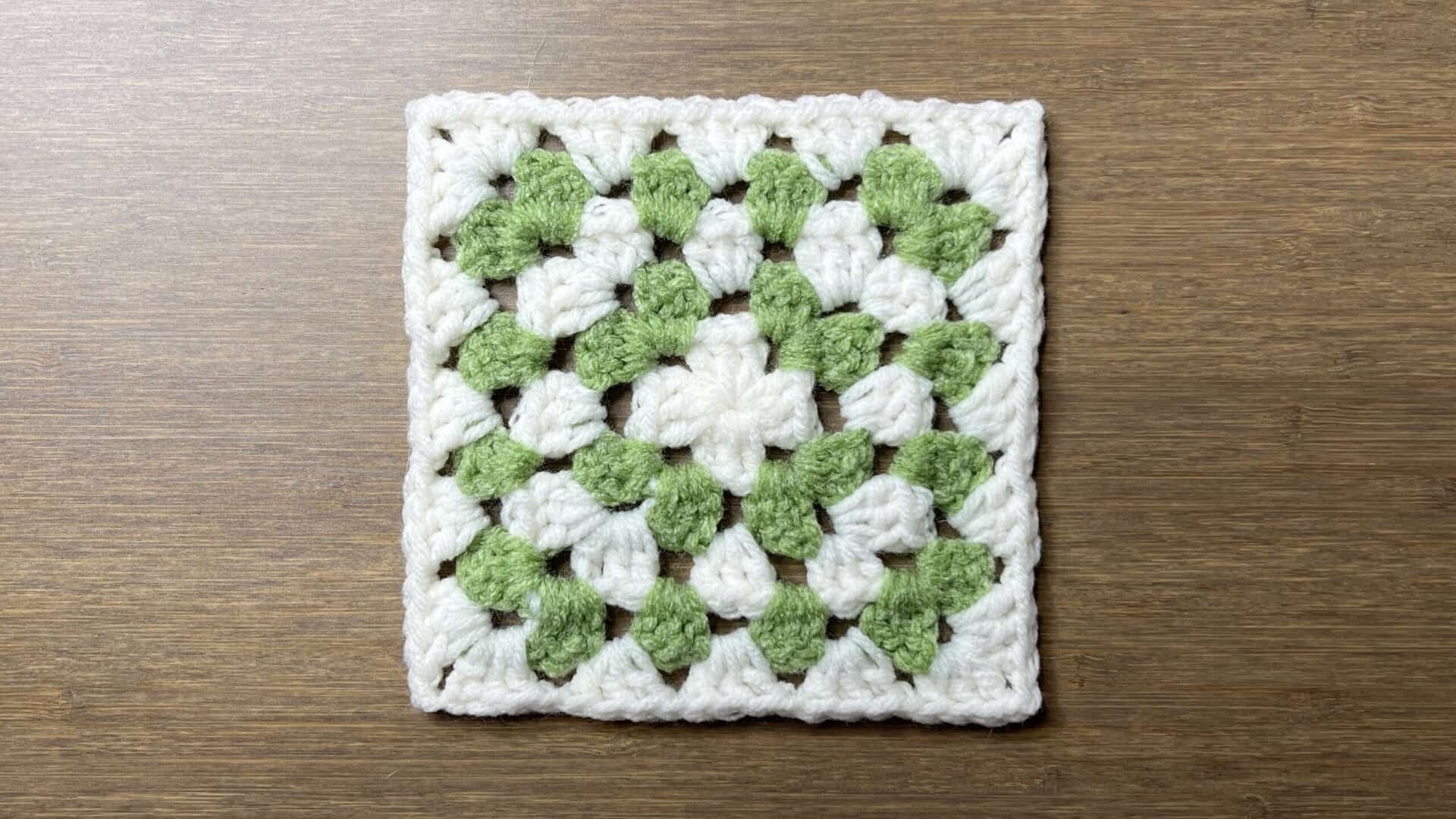 crochet granny square perfect no twisting fi scaled