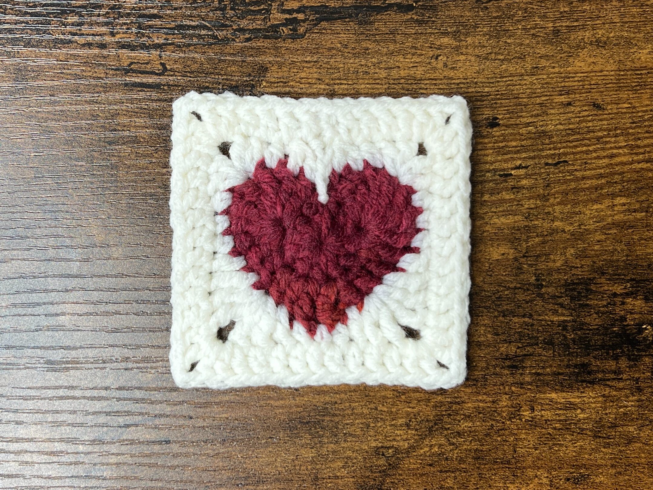 Crochet Heart Granny Square Free Pattern And Tutorial