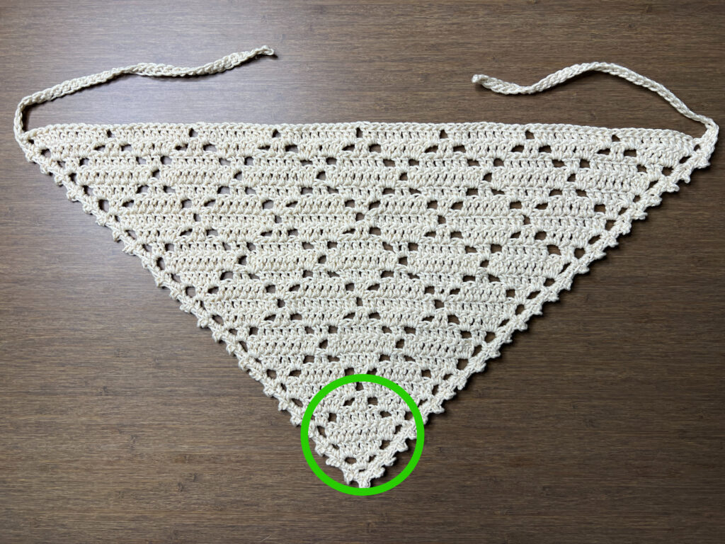 Diamond Lace Crochet Bandana | Free Pattern & Tutorial