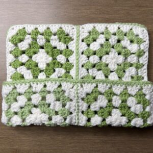 Granny Square Cat Ear Beanie