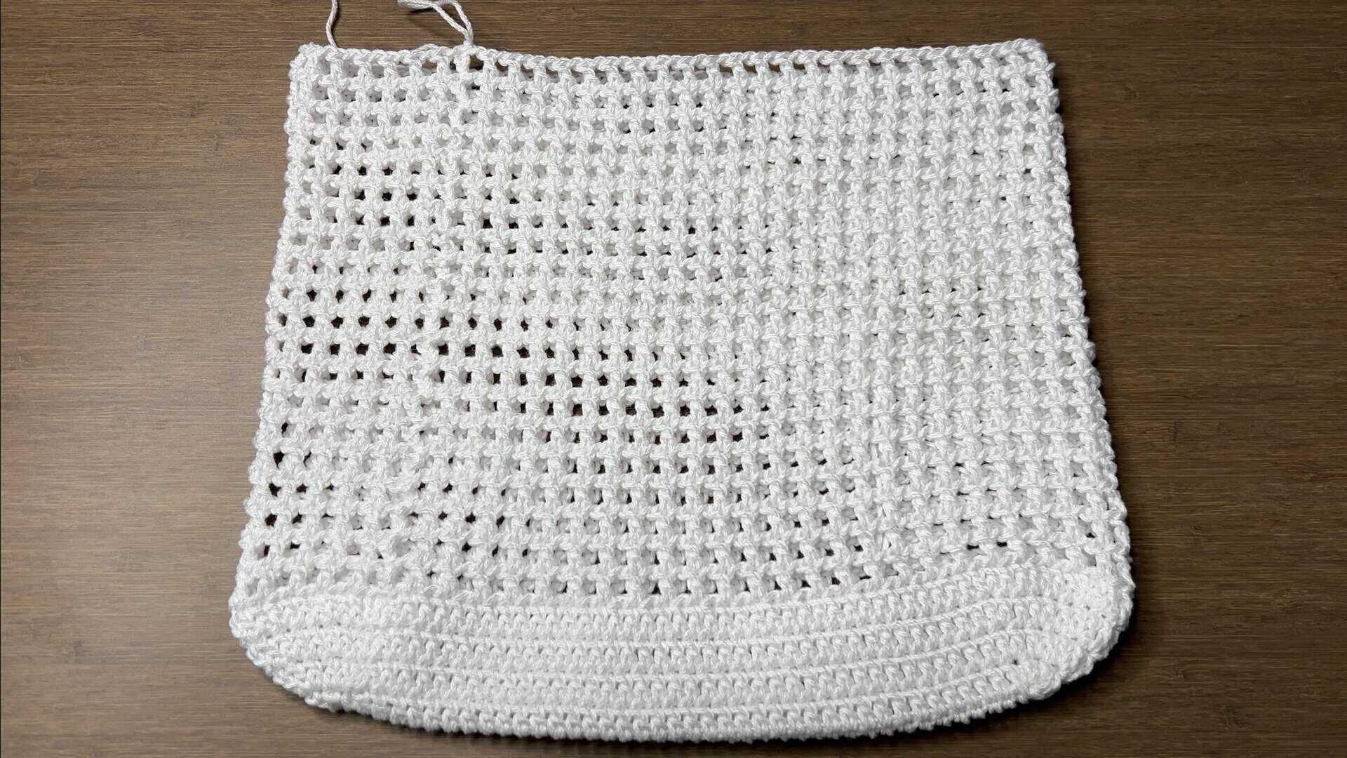 Crochet Mesh Tote Bag | Free Pattern & Video Tutorial
