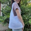 Crochet Mesh Tote Bag | Free Pattern & Video Tutorial