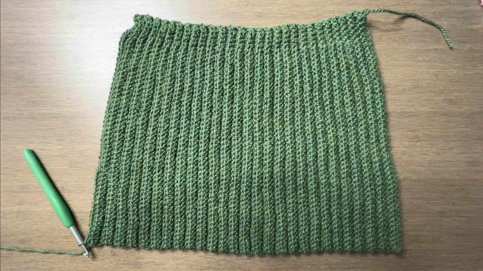 Easy Crochet Ribbed Beanie for Beginners | Free Pattern & Video Tutorial