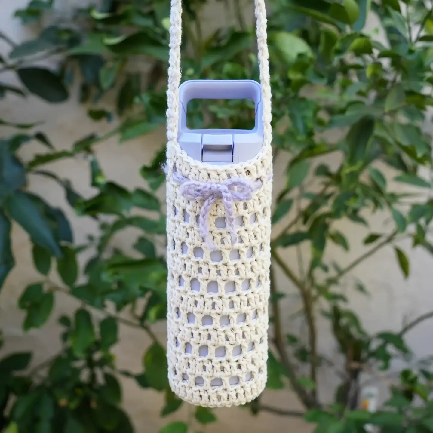 crochet water bottle holder