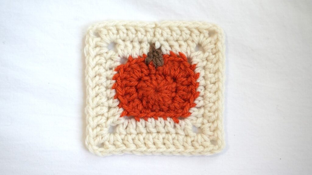 Crochet Pumpkin Granny Square photo 1