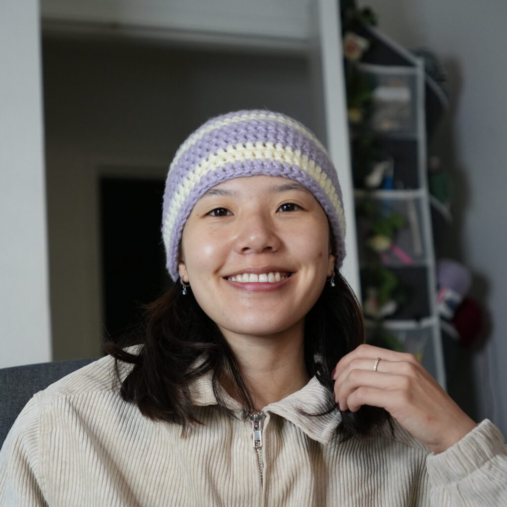 Crochet Striped Beanie | Free Pattern & Video Tutorial