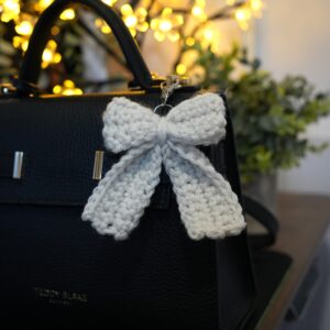 bow keychain on bag 2 edited