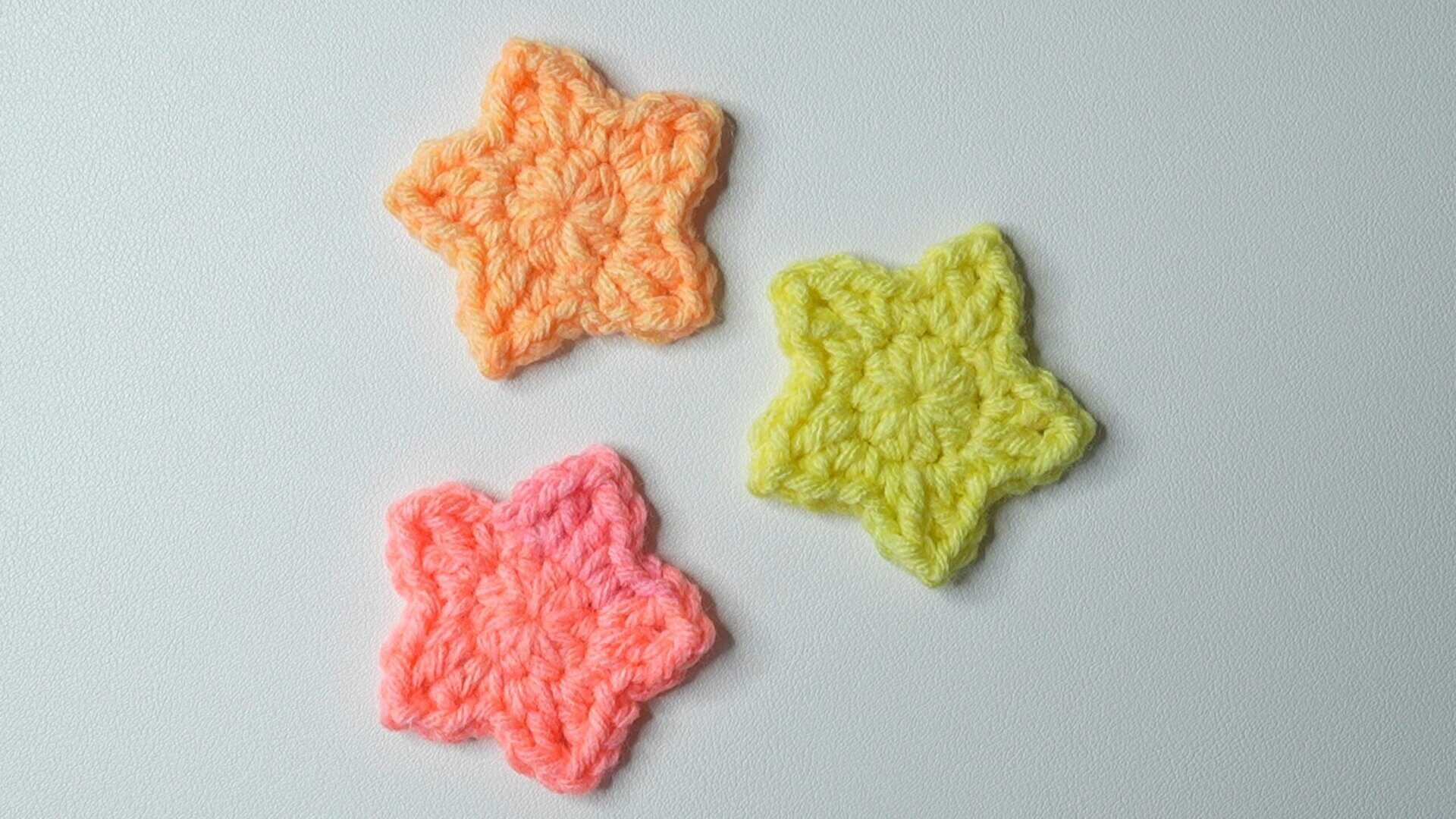 Mini Crochet Star Appliqué photo 1