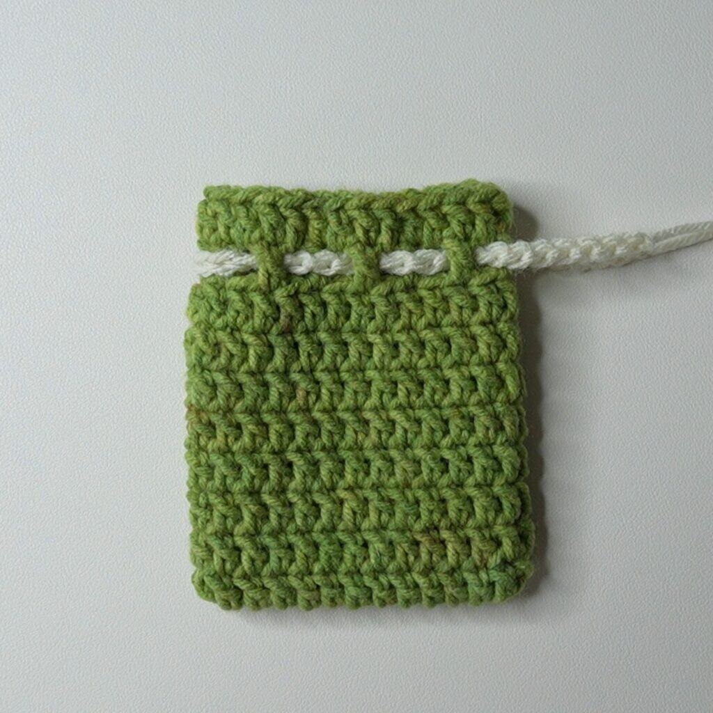 Basic Crochet Drawstring Pouch | Free Pattern & Video Tutorial