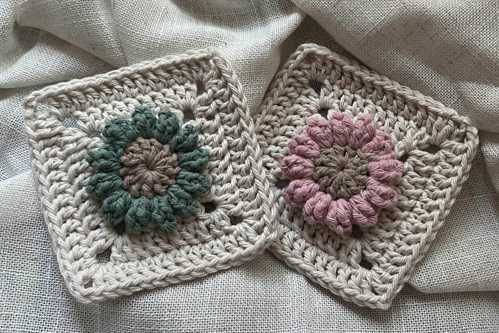 Crochet Flower Granny Square Free Pattern Video Tutorial
