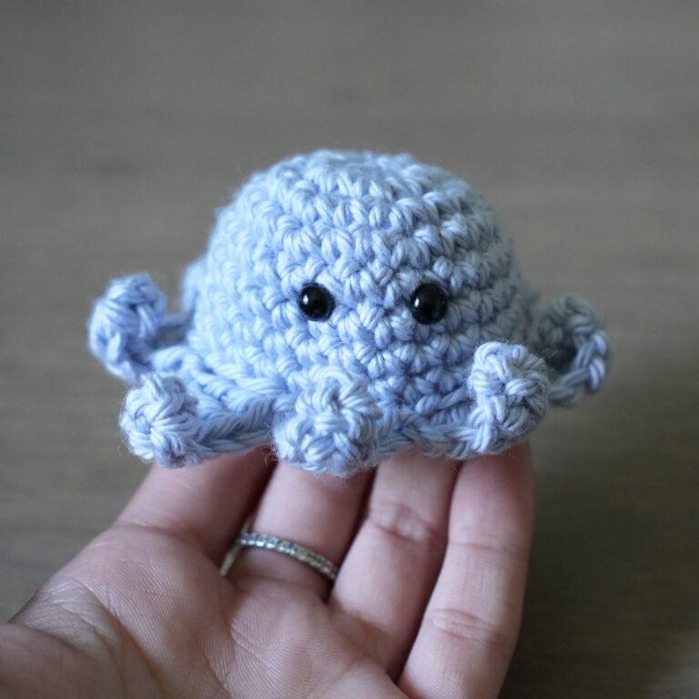 Mini Crochet Octopus (No-Sew) | Free Pattern & Video Tutorial