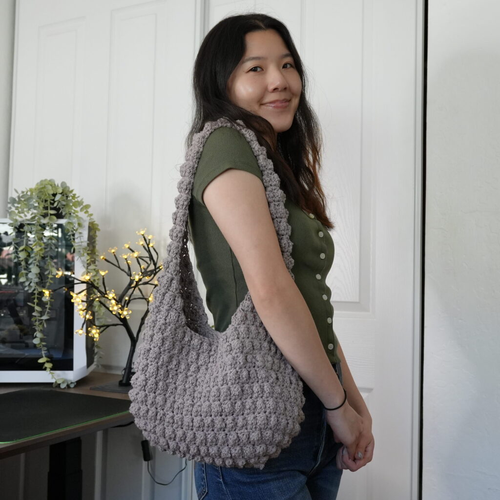 crochet bobble bag