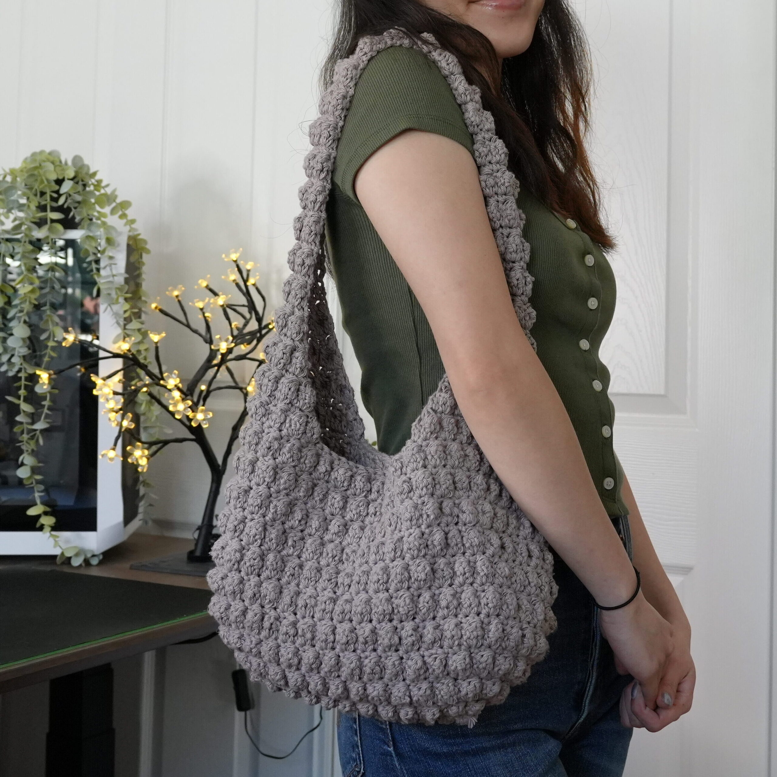 crochet bobble bag from side edited 2 scaled