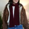 Easy Crochet Ribbed Scarf | Free Pattern & Video Tutorial