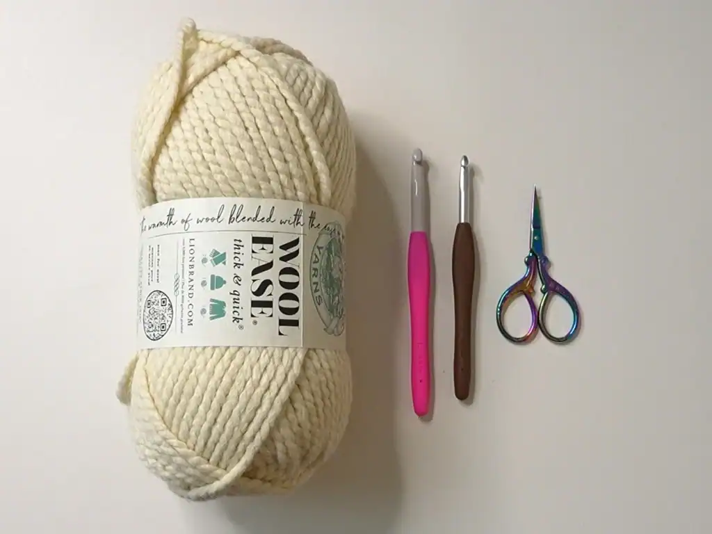 crochet chunky beanie pattern materials 1