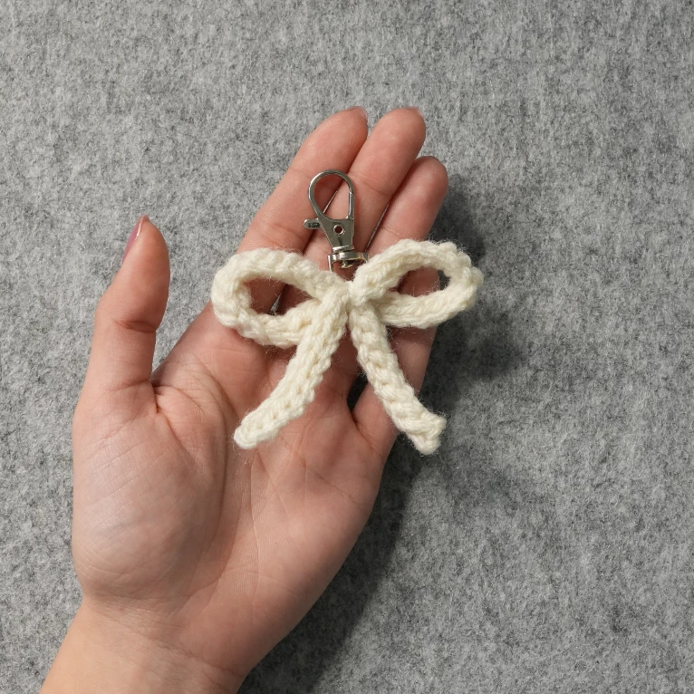 finished easy crochet bow