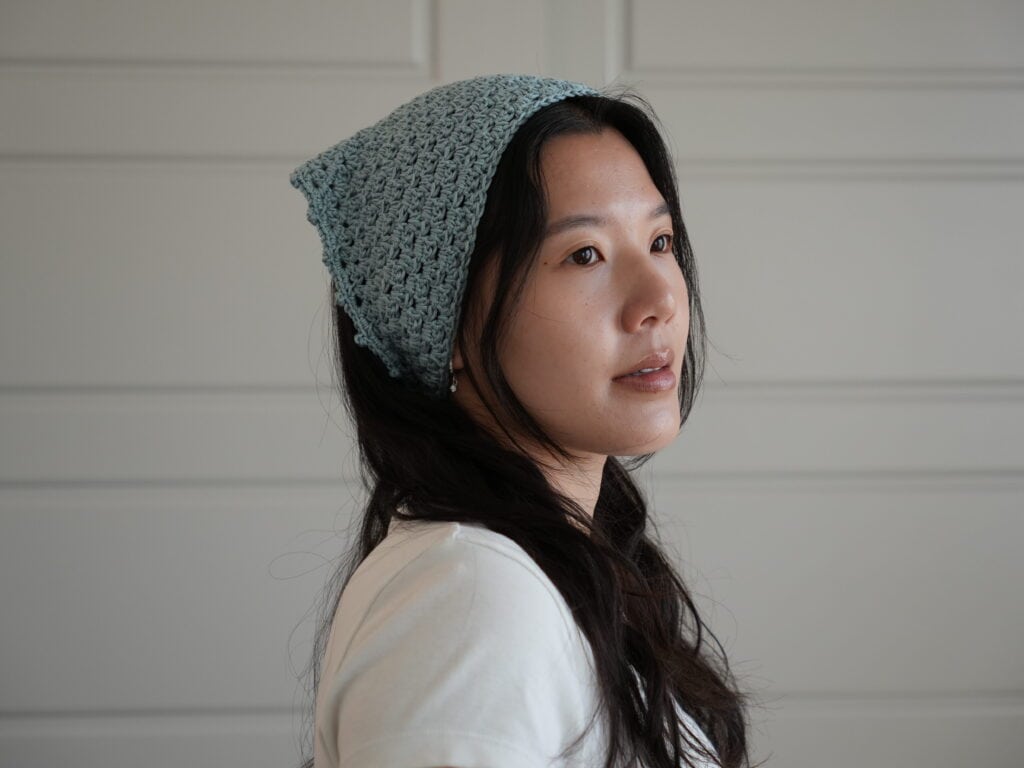 easy crochet bandana edited