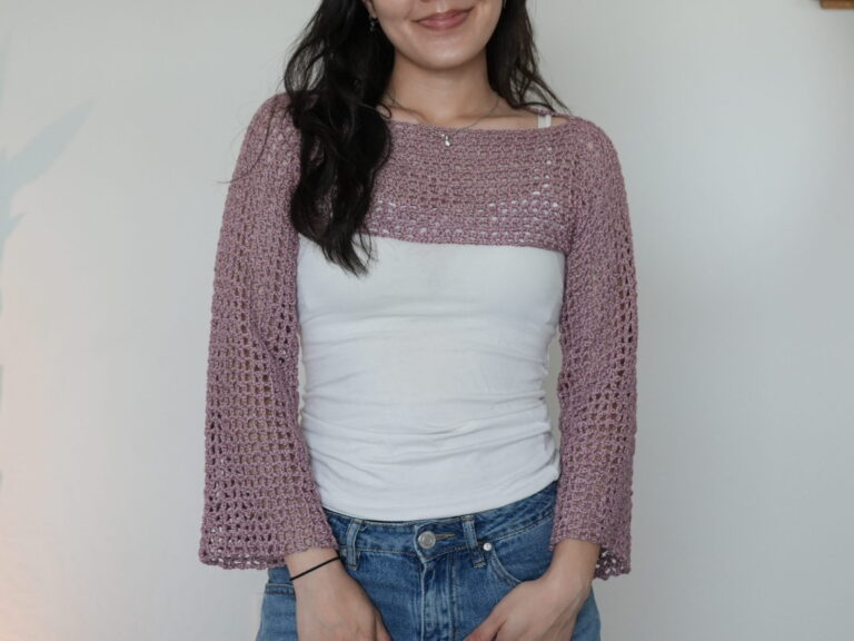 Mesh Crochet Shrug | Free Pattern & Video Tutorial