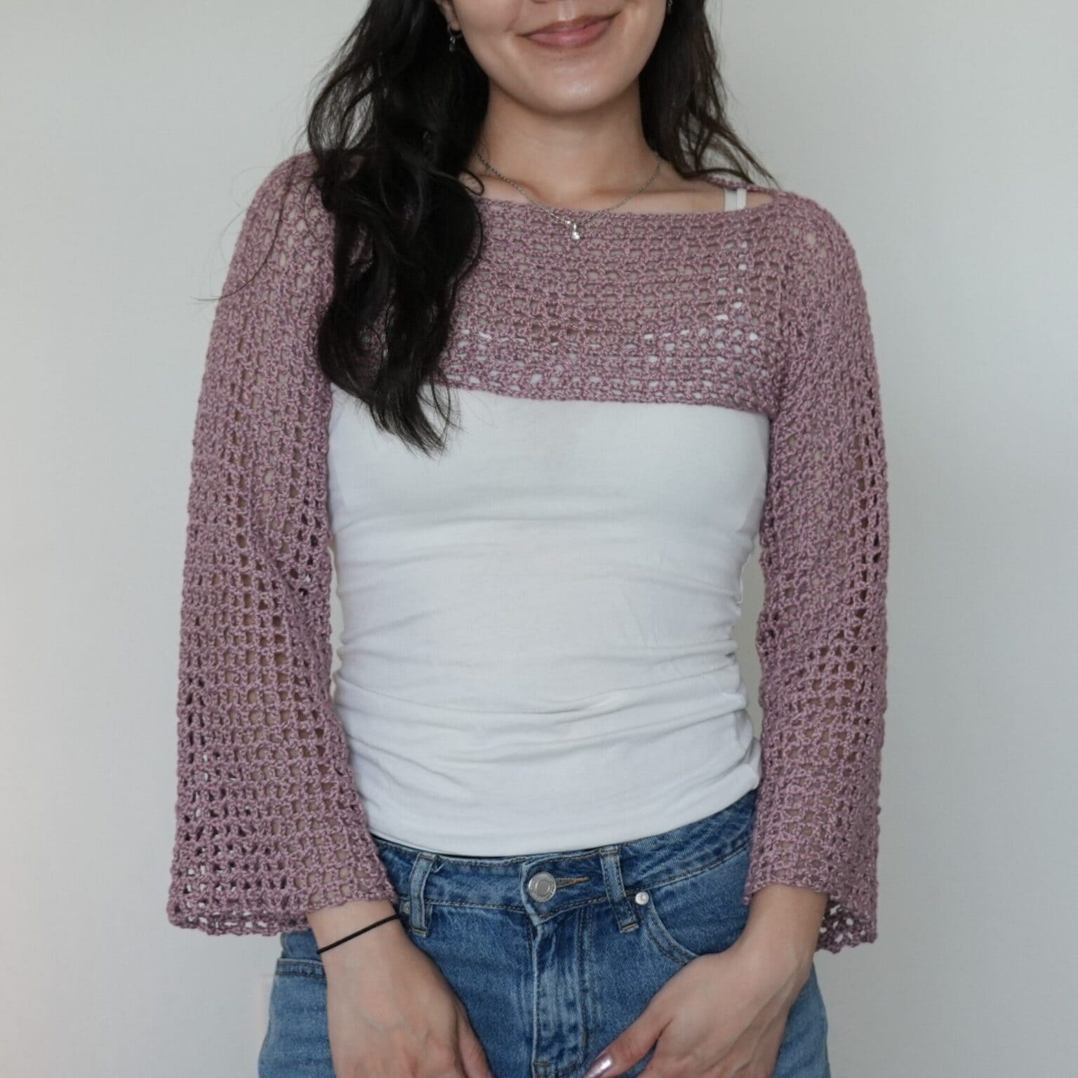 8+ Crochet Shrug Free Patterns Mesh Crochet Shrug | Free Pattern & Video Tutorial