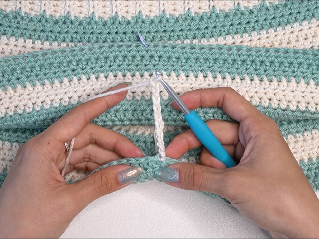striped crochet shorts 1.112.1