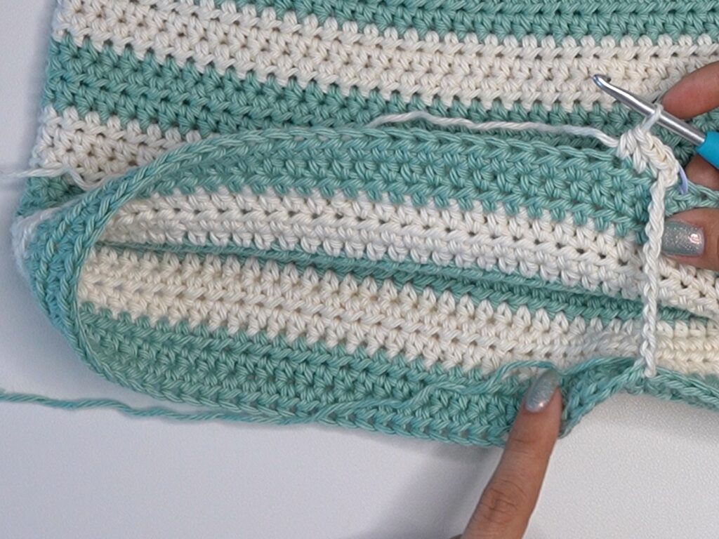 striped crochet shorts 1.121.1