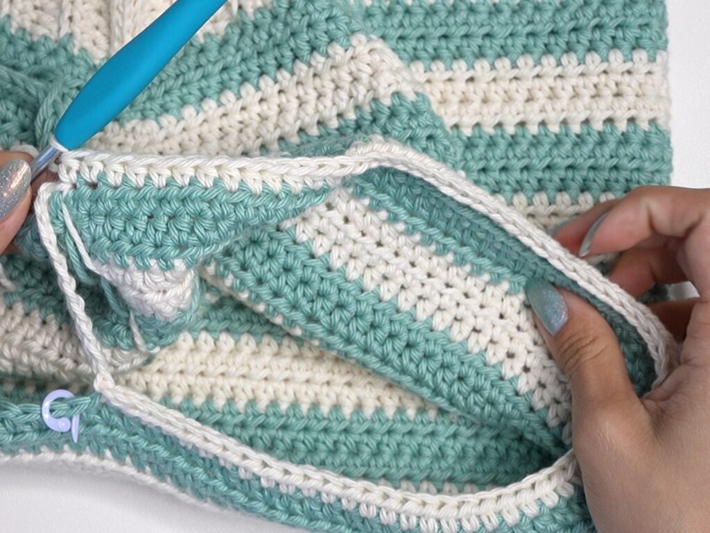 striped crochet shorts 1.123.1