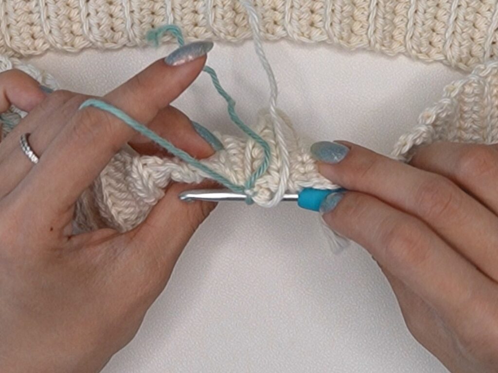 striped crochet shorts 1.40.1