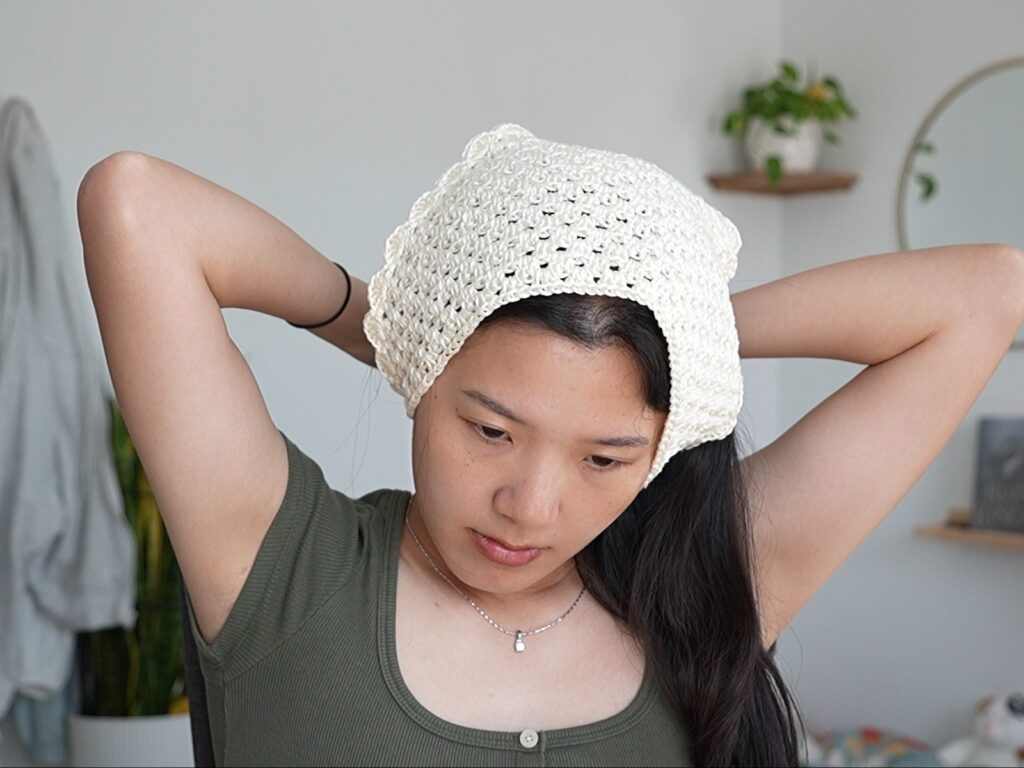 crochet scalloped bandana 1.11.1