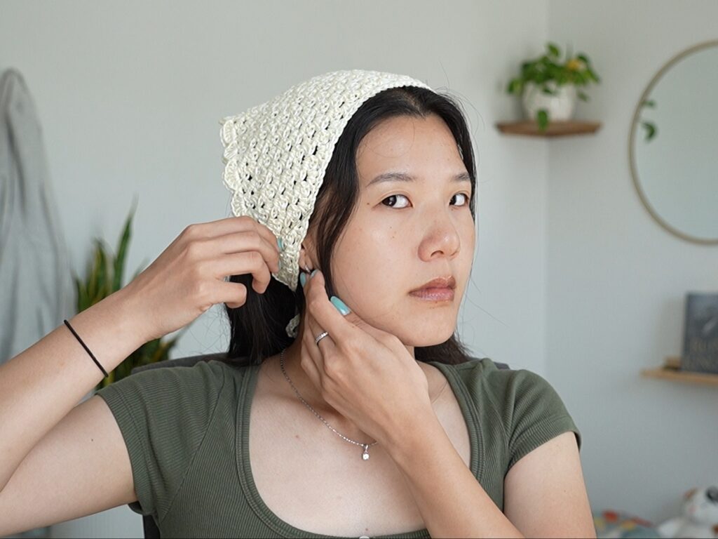 crochet scalloped bandana 1.11.3