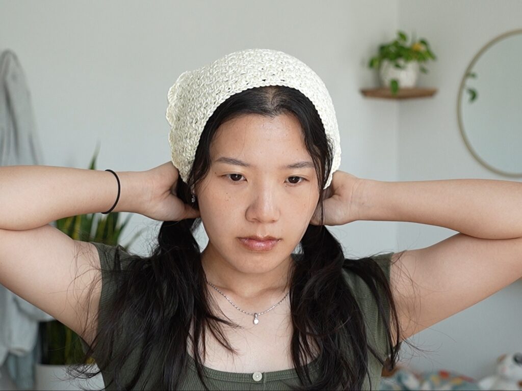 crochet scalloped bandana 1.11.4