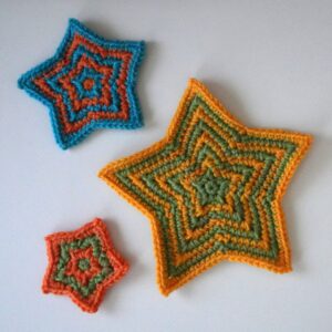 radiating crochet star