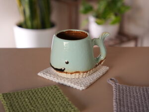 crochet thermal coaster