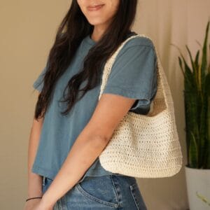 crochet slouchy hobo bag edited