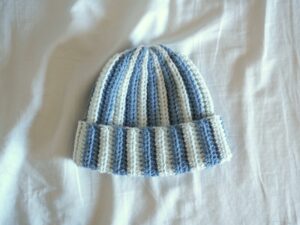 crochet striped beanie edited