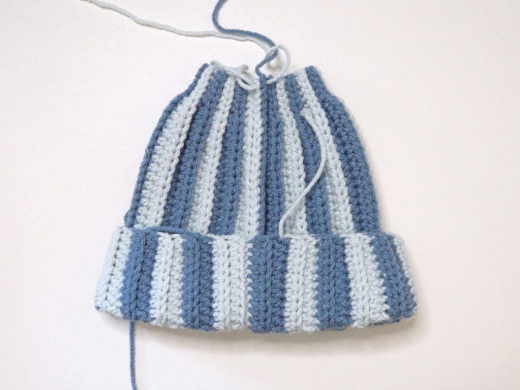 crochet striped beanie 1.42.3