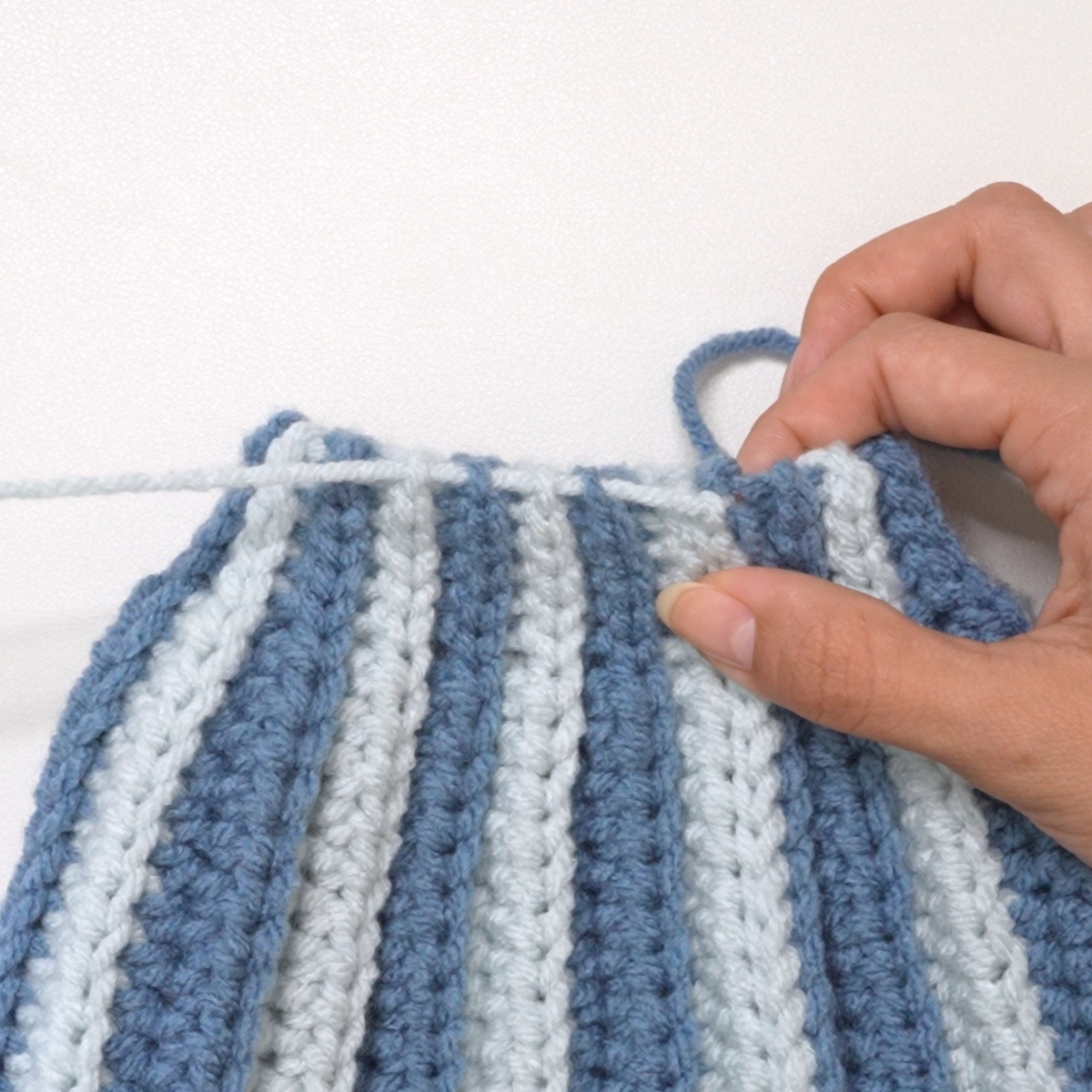 crochet striped beanie 1.49.1