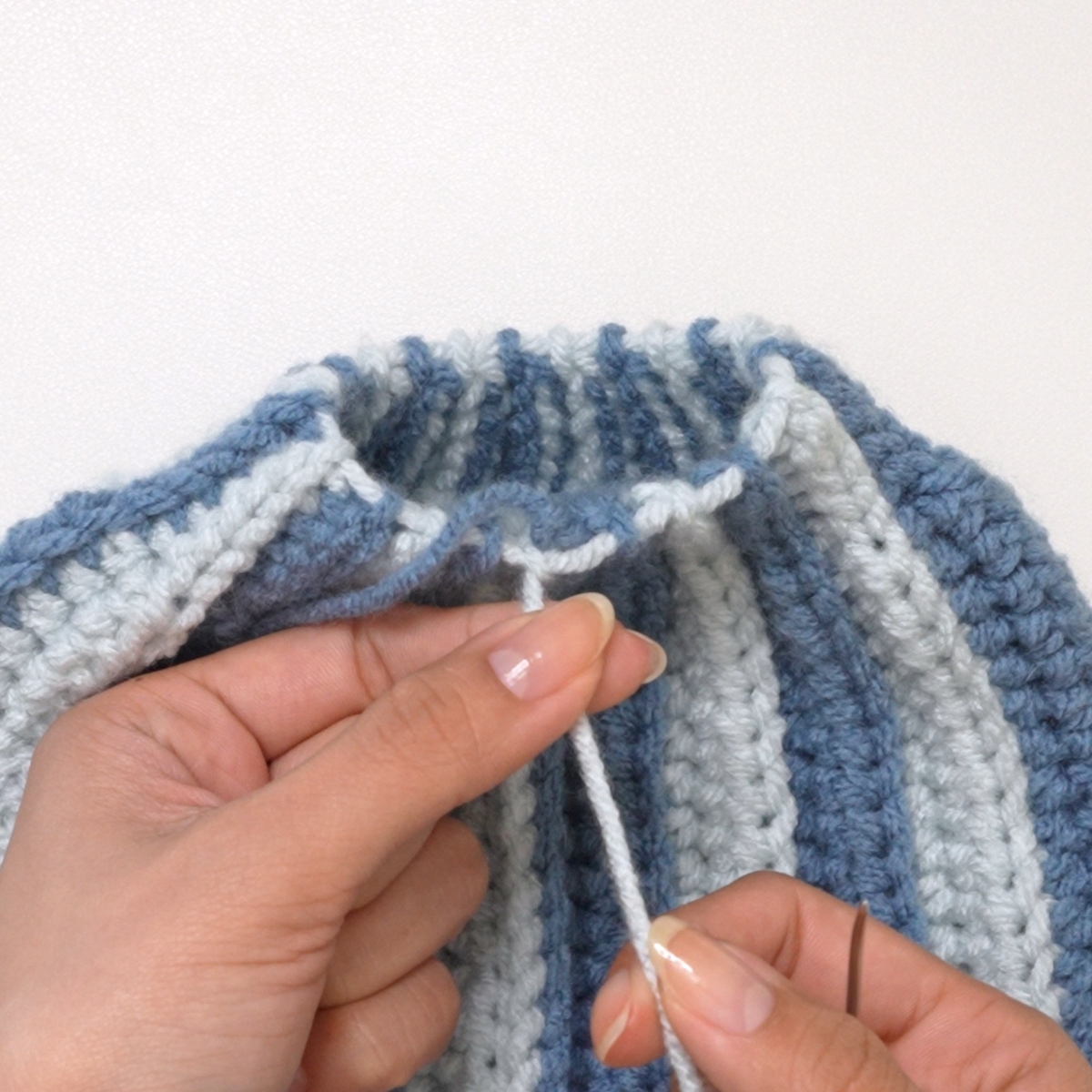 crochet striped beanie 1.50.1